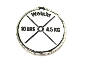10 Lb Weight Genuine American Pewter Charm