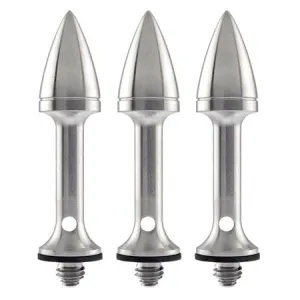 3 LEGGED THING STILETTOZ - UNIVERSAL, PREMIUM STEEL, LONG SPIKES FOR TRIPODS