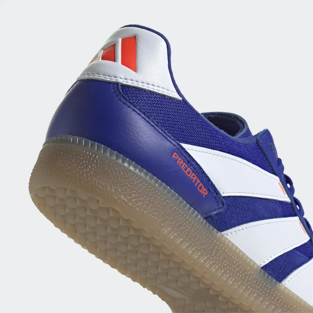 Adidas Predator Freestyle IN Indoor Football Shoes (Lucid Blue/White/Solar Red)