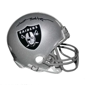 Antonio Brown Autographed Oakland Raiders Mini Football Helmet (JSA)