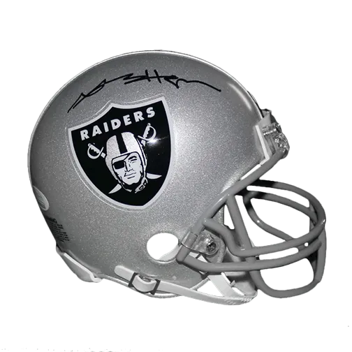 Antonio Brown Autographed Oakland Raiders Mini Football Helmet (JSA)