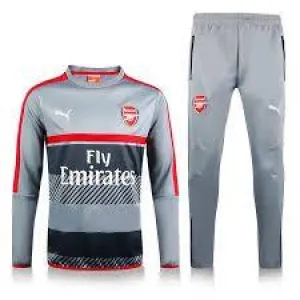 Arsenal FC 17/18 Training Kit Grey Tracksuits