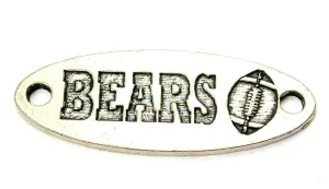 Bears - 2 Hole Connector Genuine American Pewter Charm