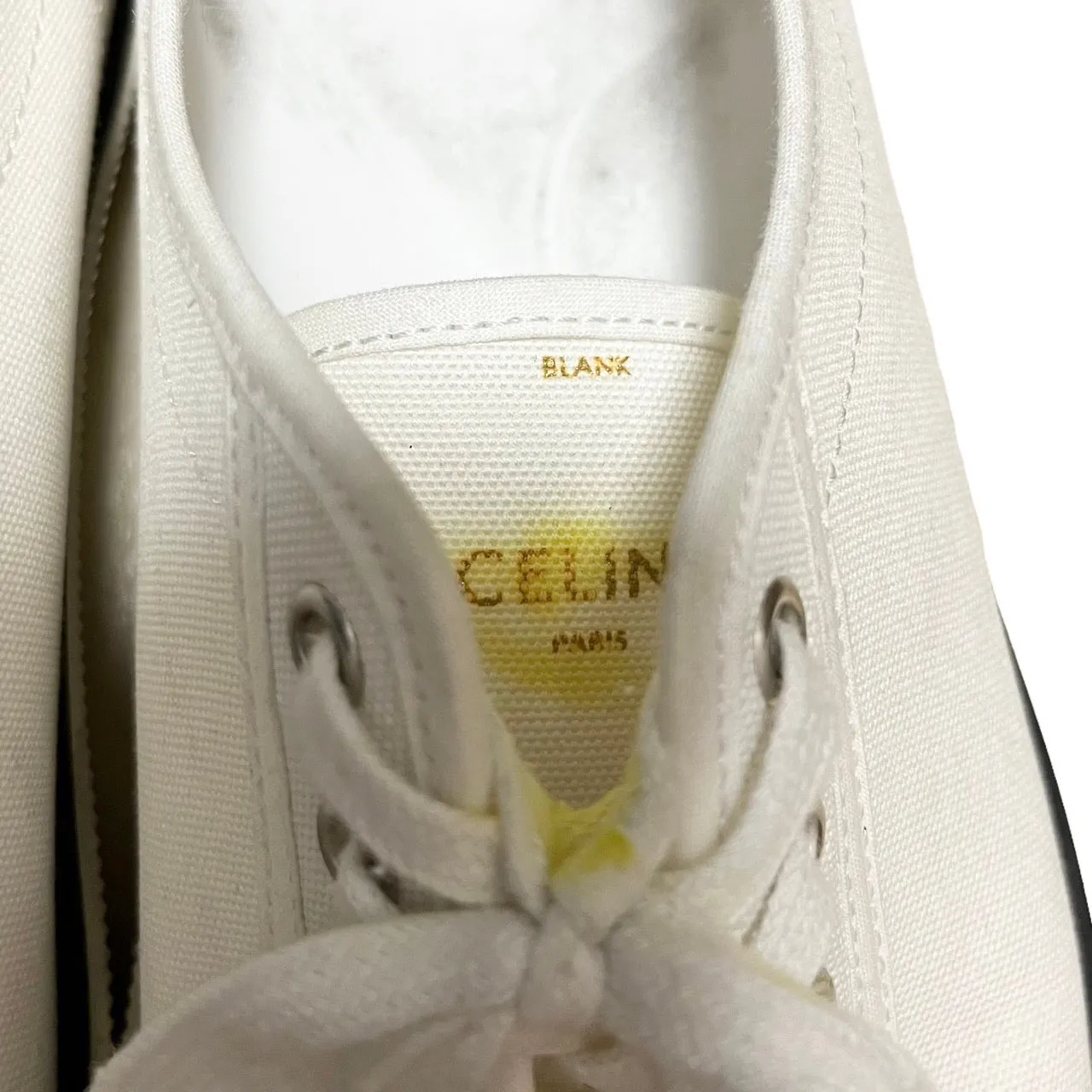 CELINE セリーヌ BLANK キャンバスローカットスニーカー VU0199