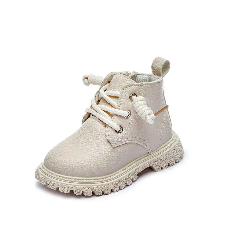 Children's Toddler Girl Boy Unisex Casual Shoes Mid-Calf Boots UOS303