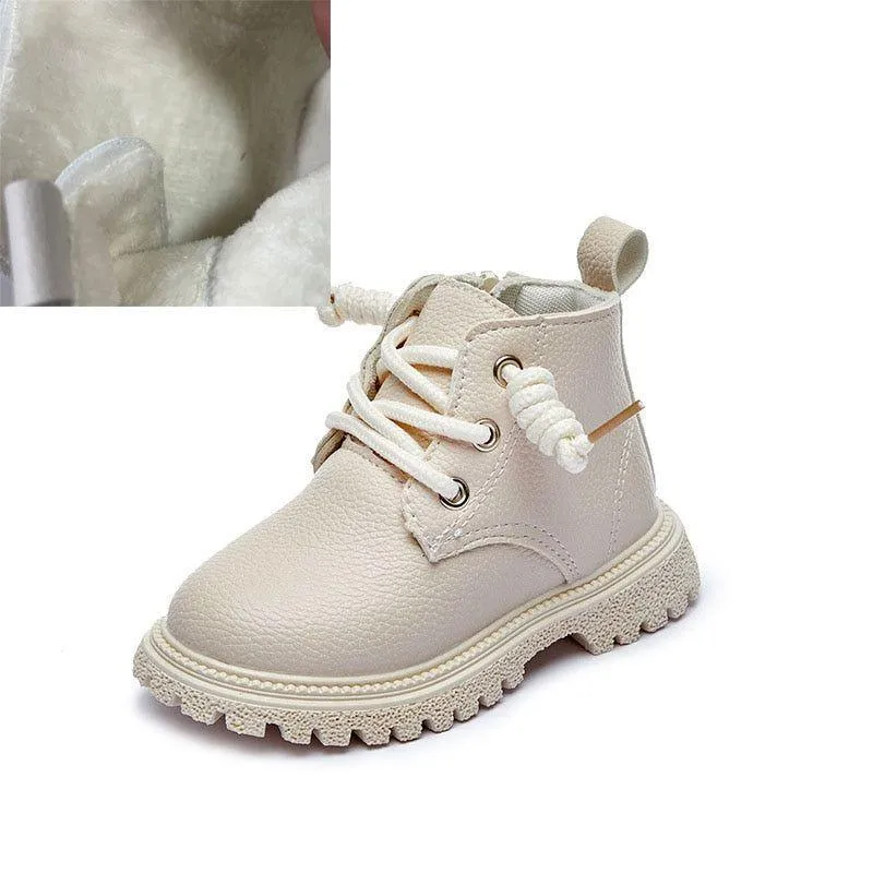 Children's Toddler Girl Boy Unisex Casual Shoes Mid-Calf Boots UOS303