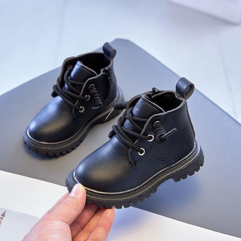 Children's Toddler Girl Boy Unisex Casual Shoes Mid-Calf Boots UOS303