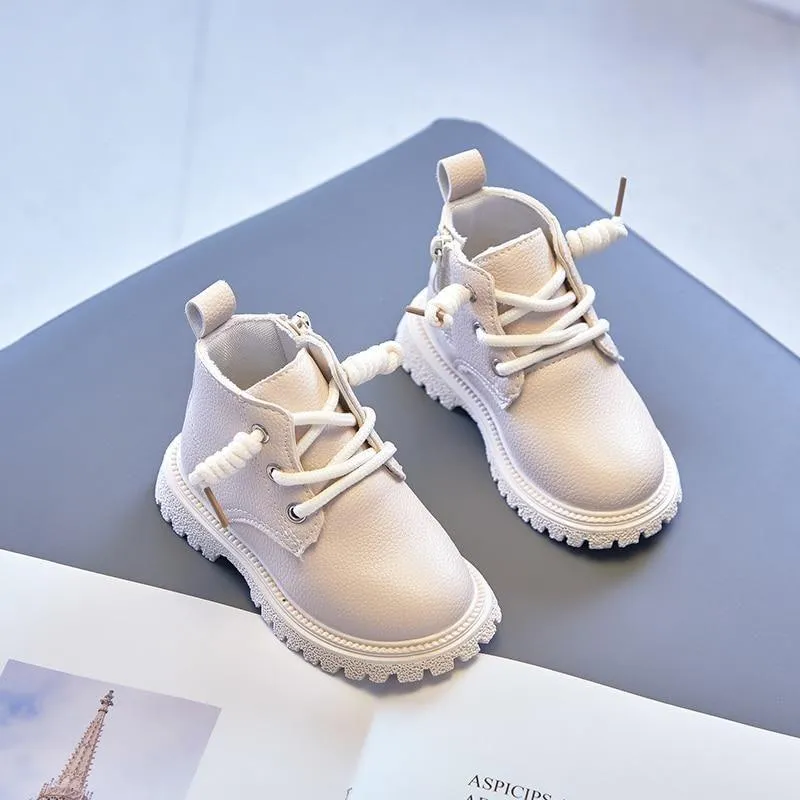 Children's Toddler Girl Boy Unisex Casual Shoes Mid-Calf Boots UOS303