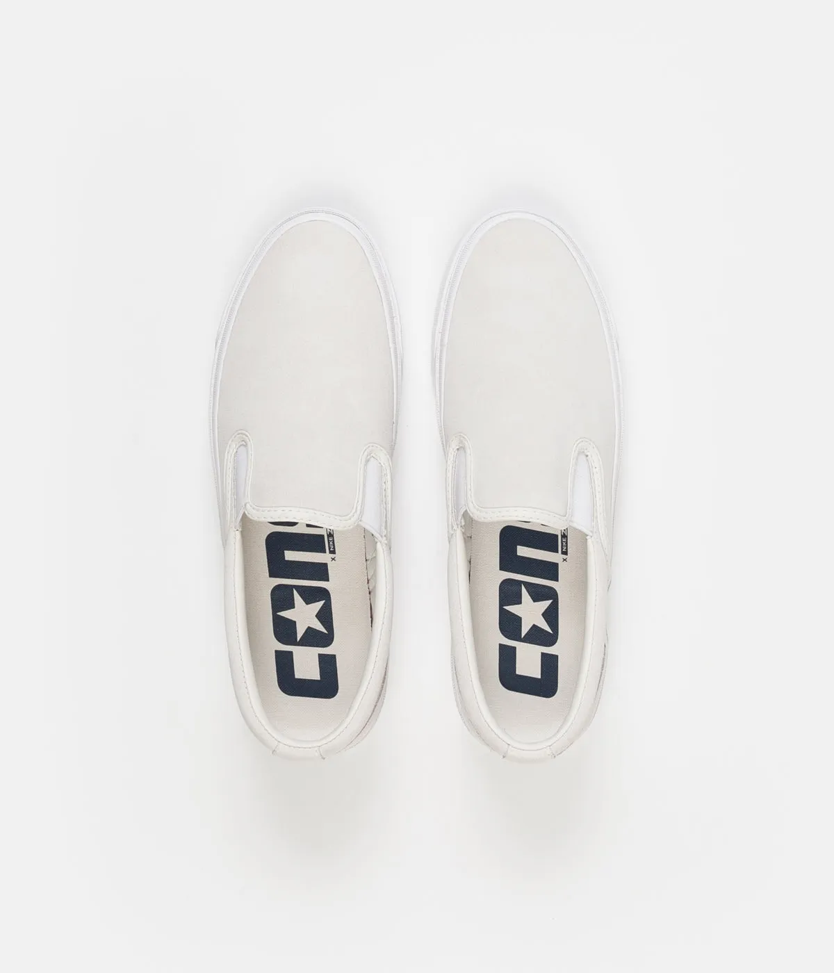 Converse One Star CC Slip On Shoes - Egret / Navy / White