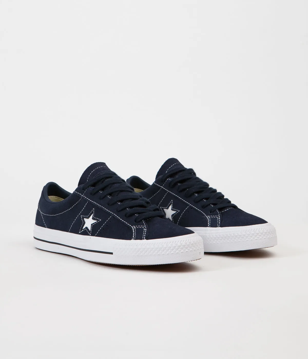 Converse One Star Pro Ox Shoes - Obsidian / Obsidian / White