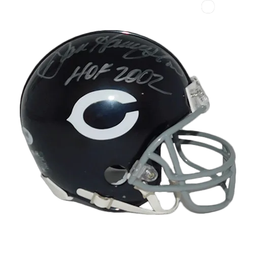 Dan Hampton "HOF-2002" Autographed Bears Football Mini Helmet (JSA)