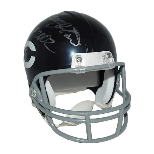 Dan Hampton "HOF-2002" Autographed Bears Football Mini Helmet (JSA)
