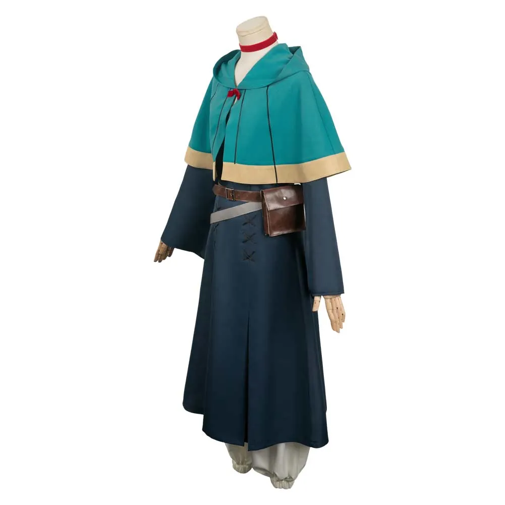 Delicious in Dungeon Marcille Women Dress Outfit Party Carnival Halloween Cosplay Costume
