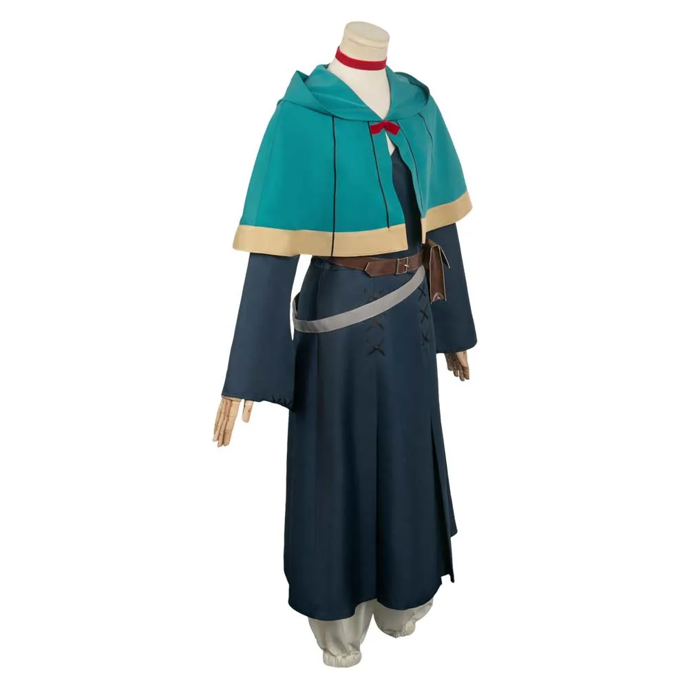 Delicious in Dungeon Marcille Women Dress Outfit Party Carnival Halloween Cosplay Costume