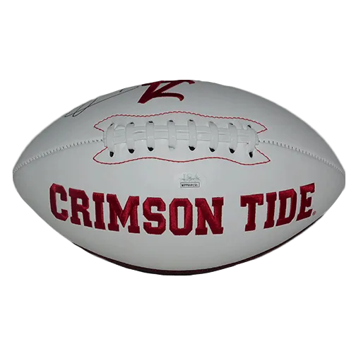 Derrick Henry Autographed Alabama Logo Football JSA