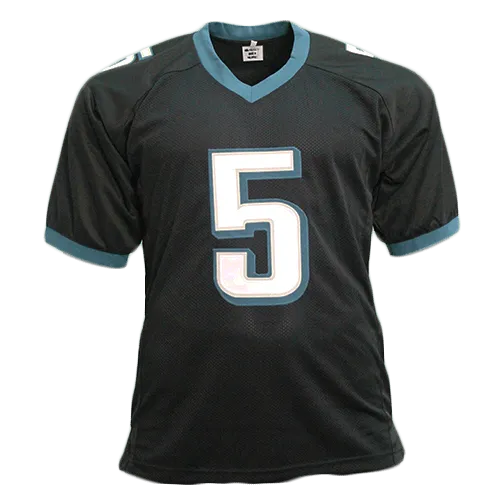 Donovan McNabb Autographed Pro Style Black Football Jersey (JSA)