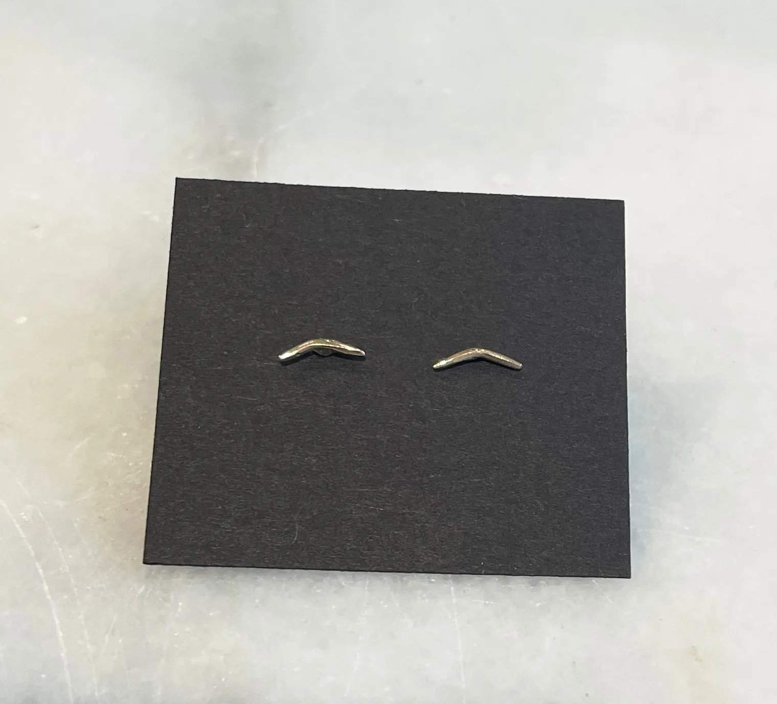 Down Earrings - 14k Gold