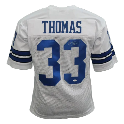 Duane Thomas Dallas Cowboys Autographed Football Jersey White Edition (JSA)