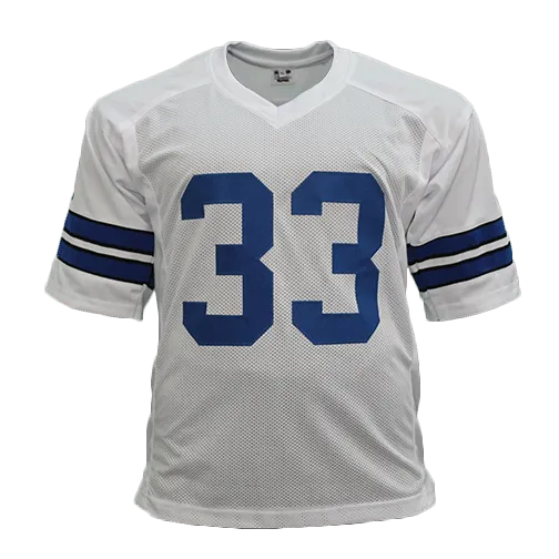 Duane Thomas Dallas Cowboys Autographed Football Jersey White Edition (JSA)