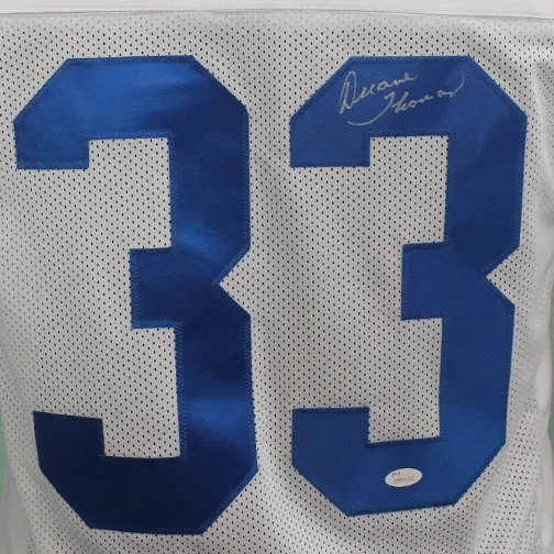 Duane Thomas Dallas Cowboys Autographed Football Jersey White Edition (JSA)