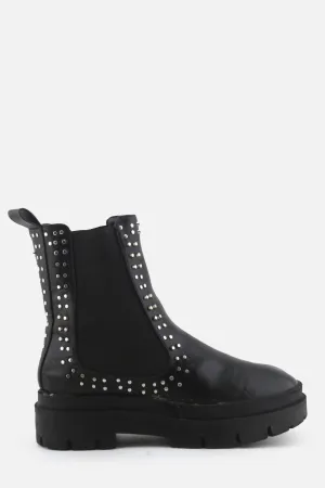 Express Stretchable Stilettos Ankle Boots | Textile