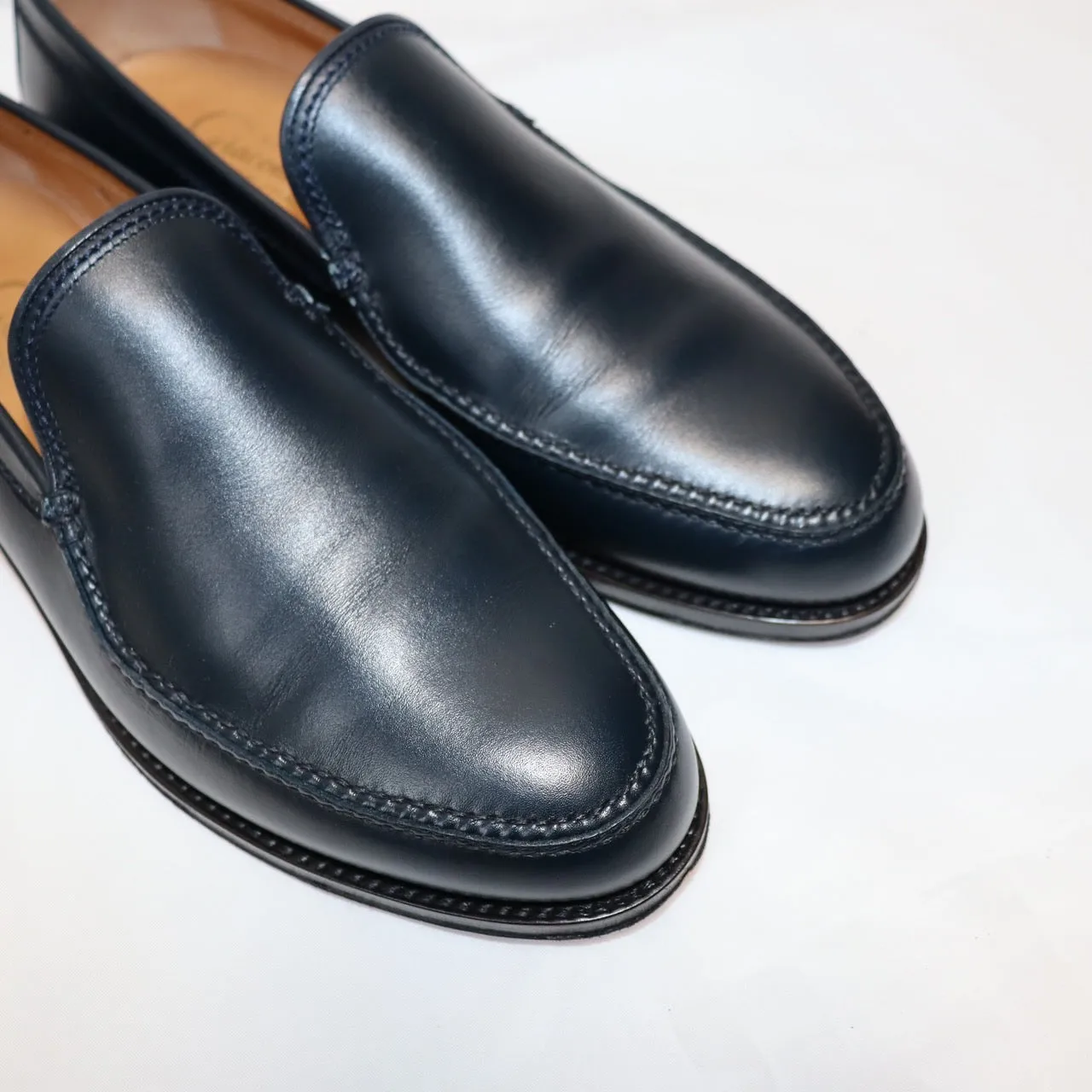 F.LLI Giacometti フラテッリジャコメッティ 別注FG313-005 FREUDENBERG BLU レザーローファー