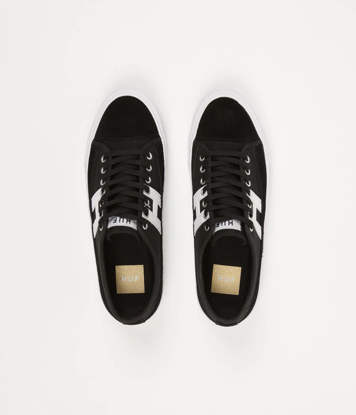HUF Hupper 2 Lo Shoes - Black / White