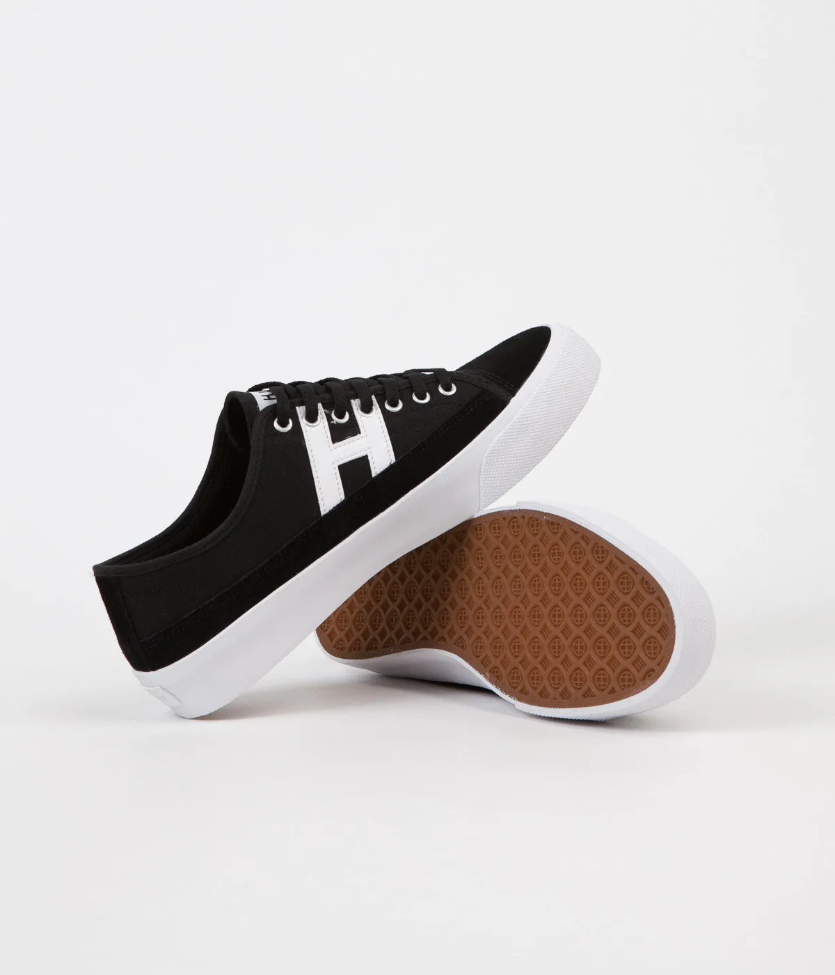 HUF Hupper 2 Lo Shoes - Black / White
