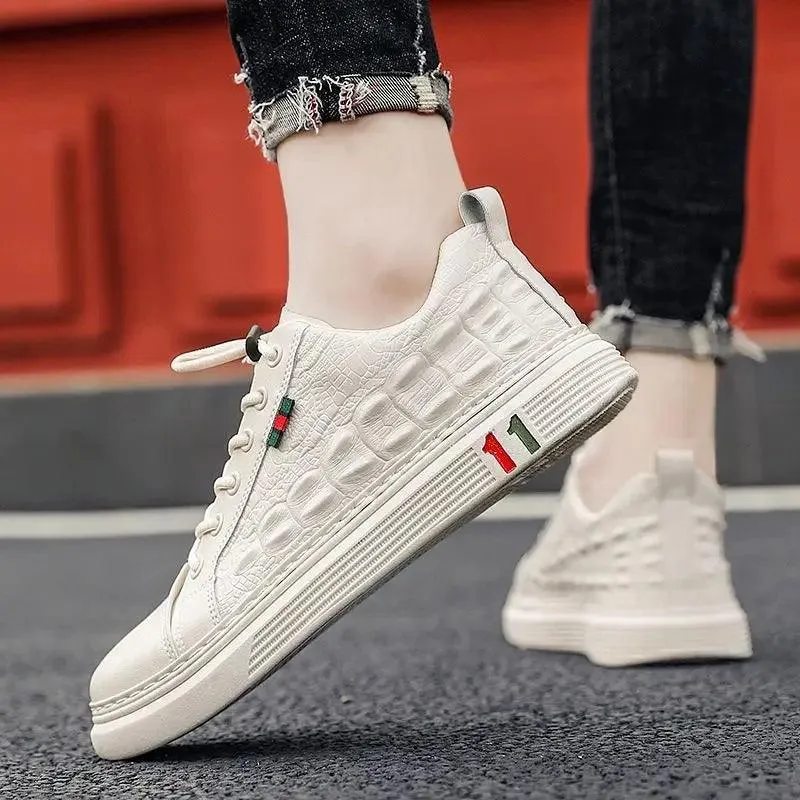 Leather Sports Casual Shoes For Men - WZ1220 Sneakers Loafers