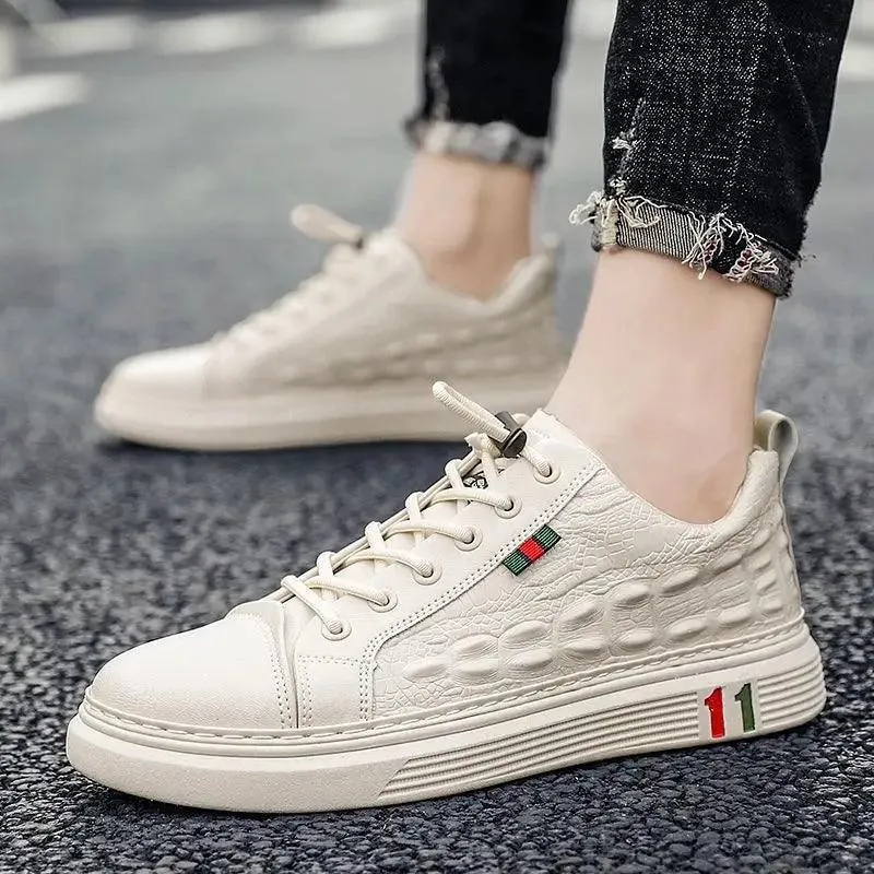 Leather Sports Casual Shoes For Men - WZ1220 Sneakers Loafers