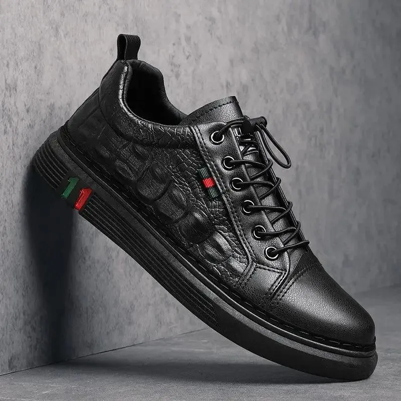 Leather Sports Casual Shoes For Men - WZ1220 Sneakers Loafers