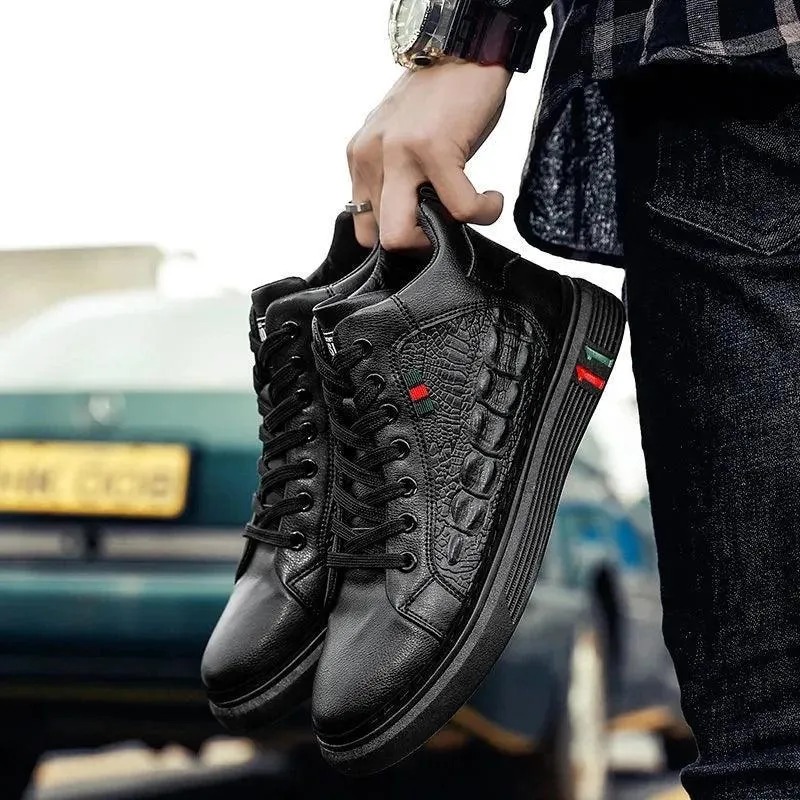 Leather Sports Casual Shoes For Men - WZ1220 Sneakers Loafers