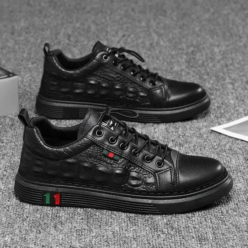 Leather Sports Casual Shoes For Men - WZ1220 Sneakers Loafers
