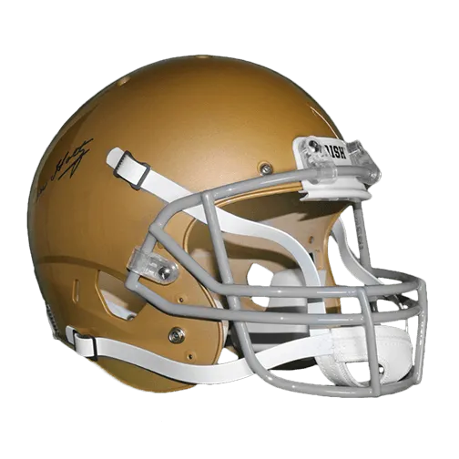 Lou Holtz Autographed Notre Dame Full Size Football Helmet (JSA)