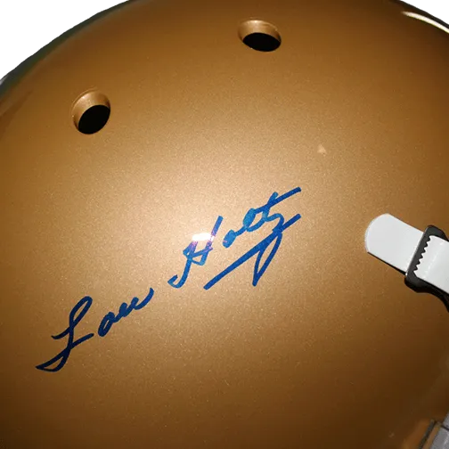 Lou Holtz Autographed Notre Dame Full Size Football Helmet (JSA)