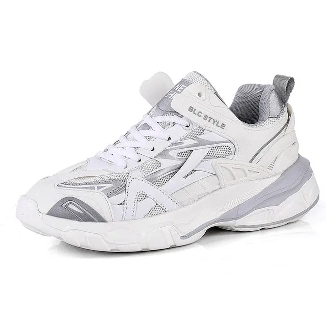 Men Sneakers Street Shoes Casual Lace Up
