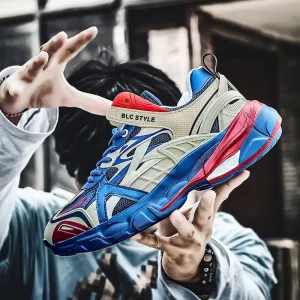 Men Sneakers Street Shoes Casual Lace Up