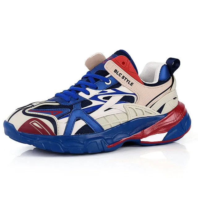 Men Sneakers Street Shoes Casual Lace Up