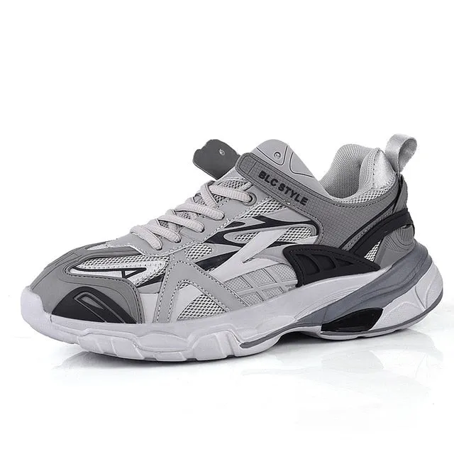 Men Sneakers Street Shoes Casual Lace Up