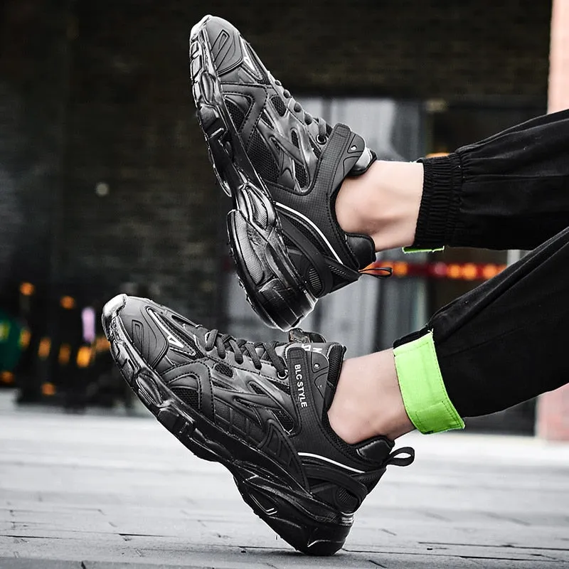 Men Sneakers Street Shoes Casual Lace Up