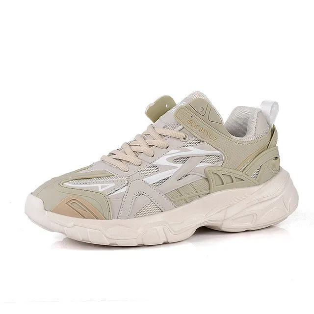 Men Sneakers Street Shoes Casual Lace Up