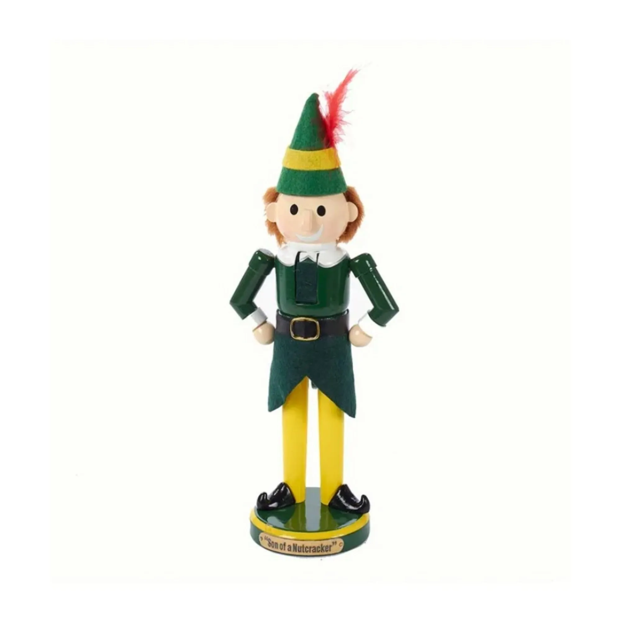modern Kurt Adler 11-Inch Wooden Buddy the Elf Nutcracker 11" 11"
