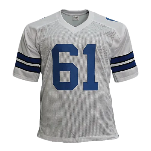 Nate Newton Pro Style Autographed Football Jersey White (JSA)