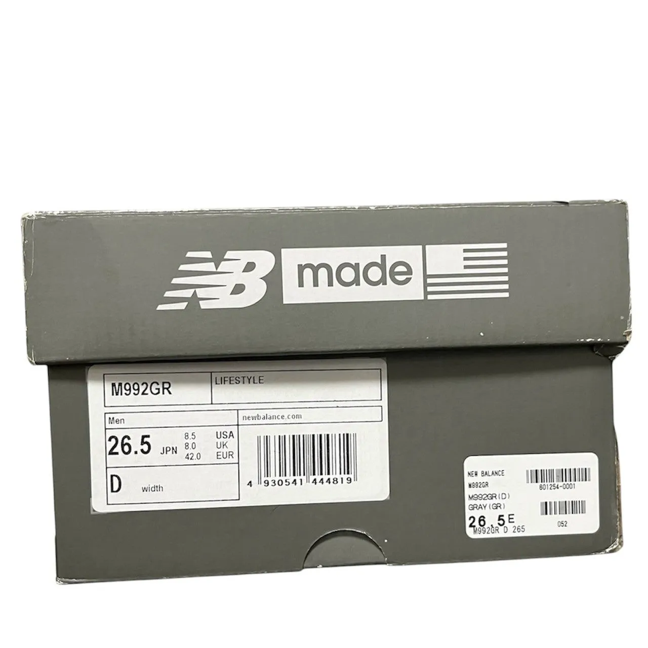 New Balance ニューバランス M992GR ローカットスニーカー 26.5cm 13919
