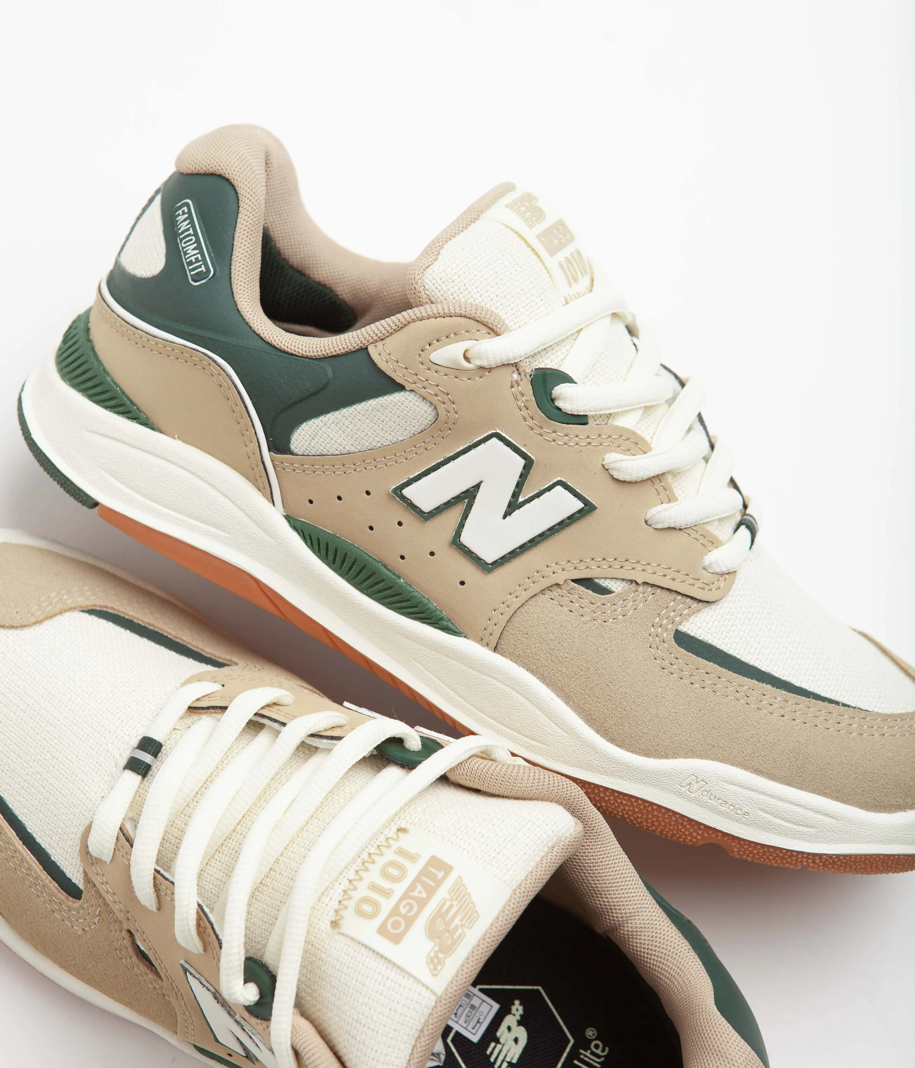 New Balance Numeric 1010 Tiago Lemos Shoes - Tan / White