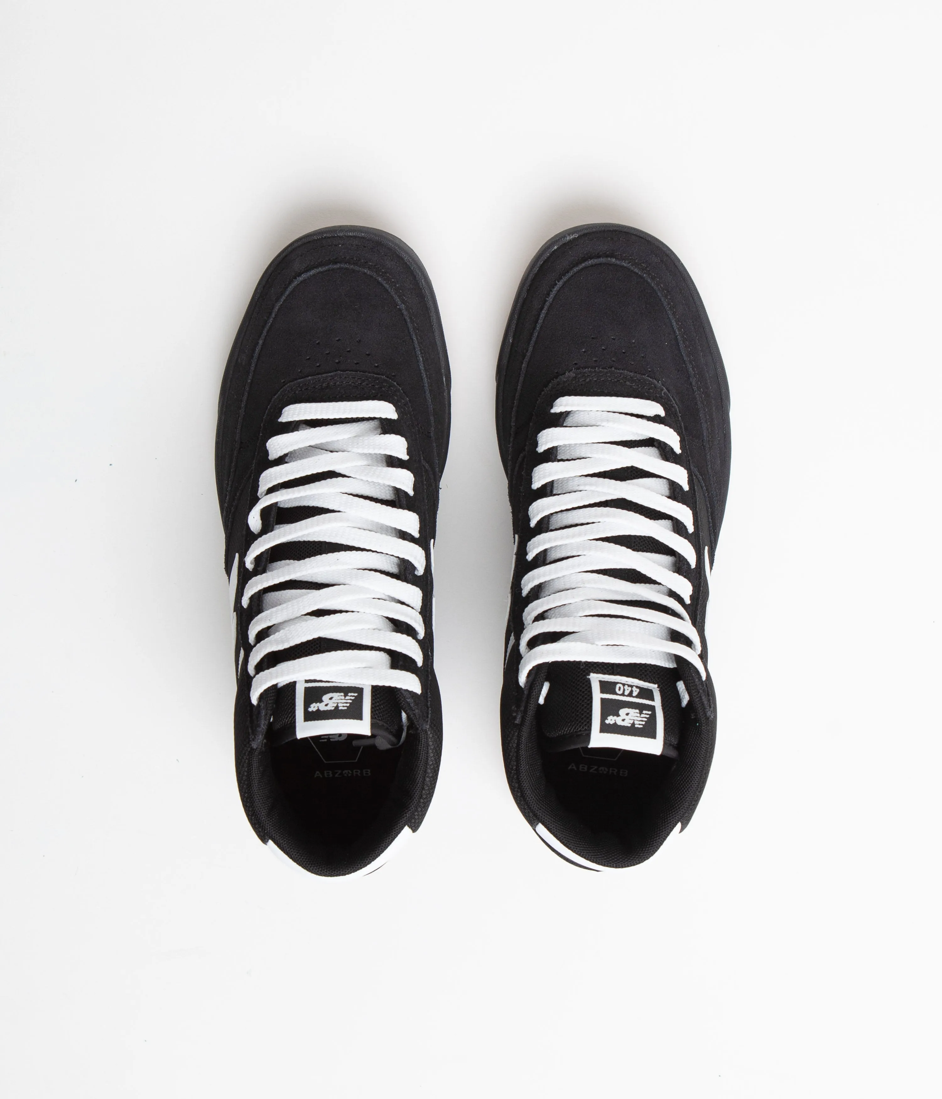 New Balance Numeric 440 Hi Shoes - Black / White / White
