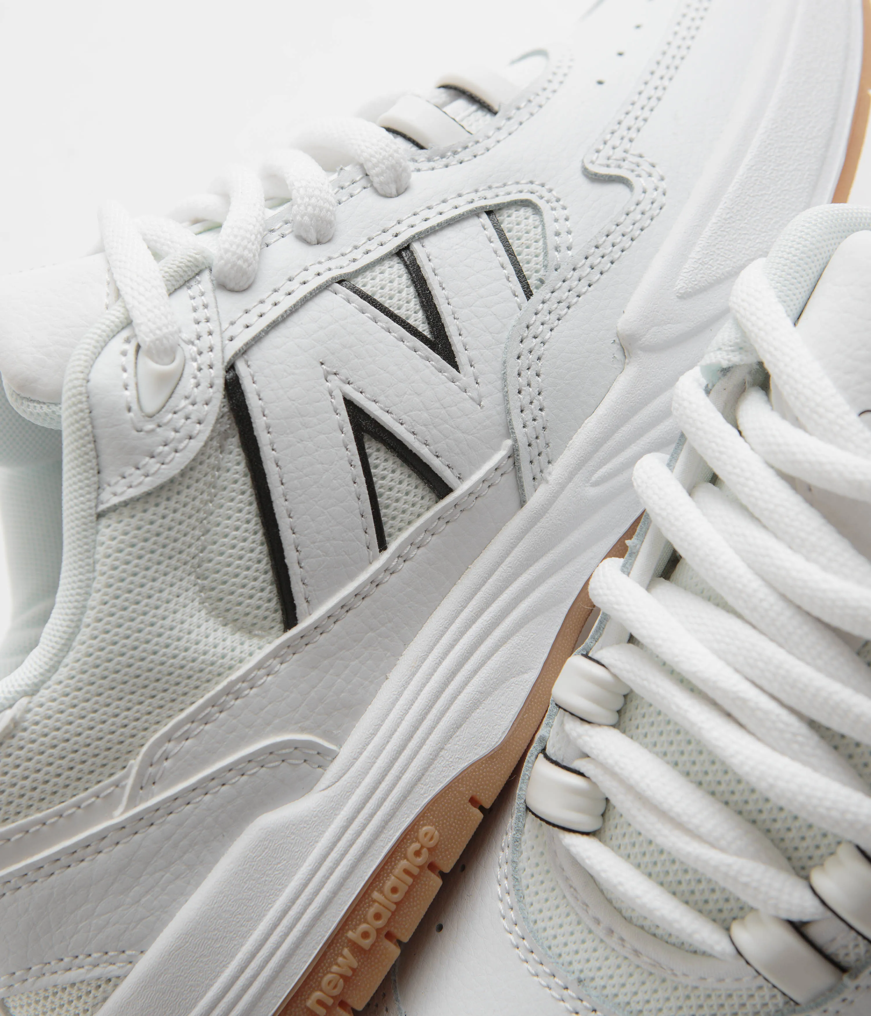 New Balance Numeric 808 Tiago Lemos Shoes - White / Black / Gum