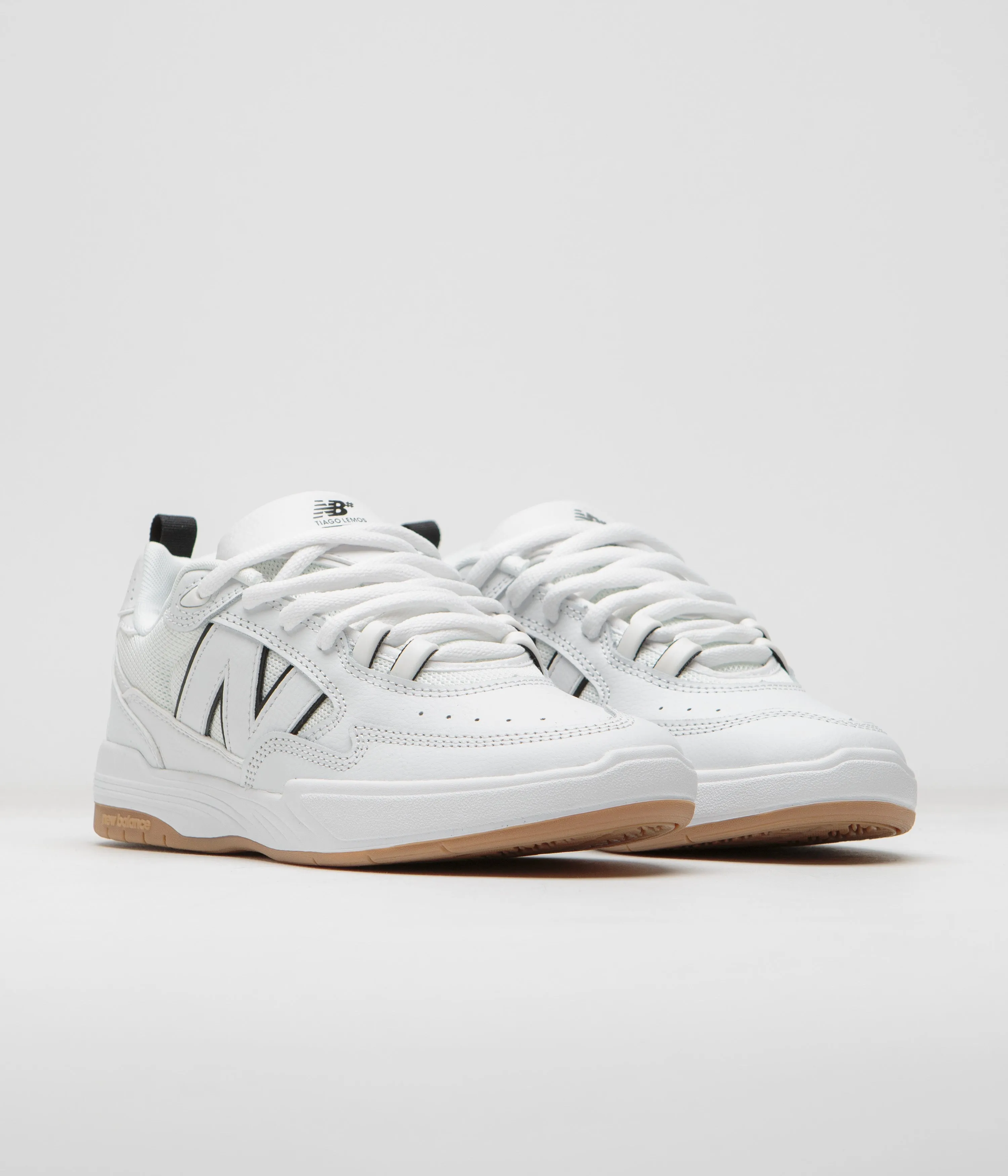 New Balance Numeric 808 Tiago Lemos Shoes - White / Black / Gum