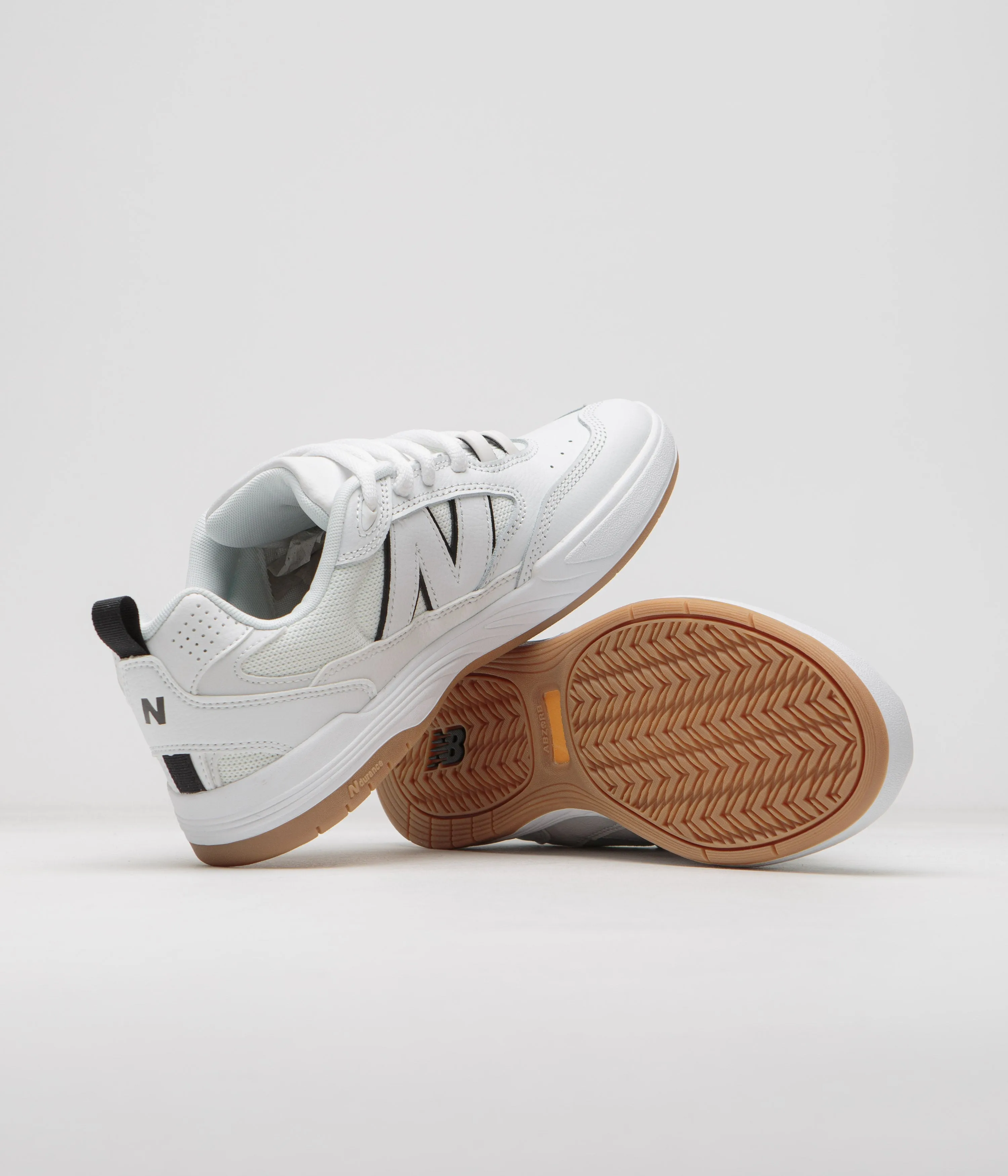 New Balance Numeric 808 Tiago Lemos Shoes - White / Black / Gum