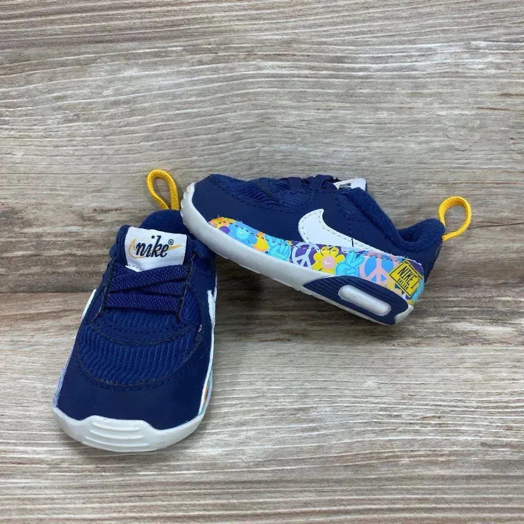 Nike Air Max 90 Crib Shoes 'Flower Peace' sz 3c